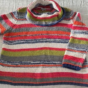 Habitat Multicolor Knit Cowl Neck Sweater